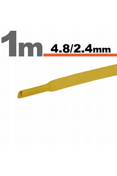 Alista Home 5 Metri Tub Termocontractibil Galben • 4,8 / 2,4 mm