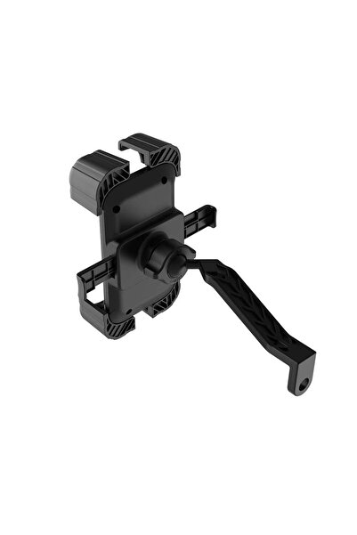 Lenyes CR165 Shockproof 360° Rotatable Adjustable Motorcycle and Bicycle Holder - Black