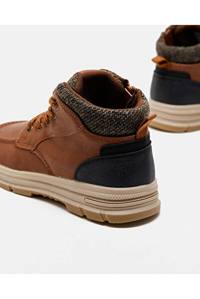 REDTAG Senior Boys Brown Apron Boots