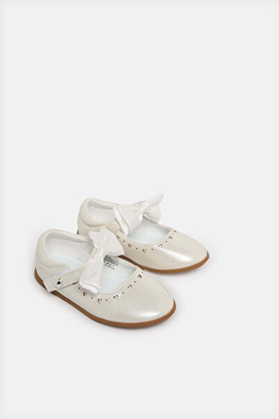 REDTAG Infant Girls White Bow Ballerina