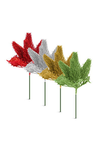 Alista Home Decoratiune de Craciun - auriu, argintiu, rosu, verde - cu tarus,...