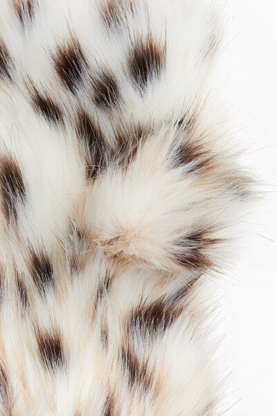 H&M Kabarık Tüylü Parmaksız Eldiven