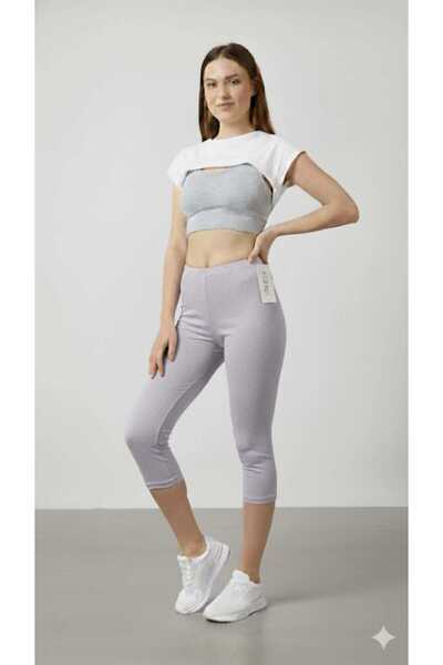 Wogi Kadın Esnek %100 Pamuklu Tayt