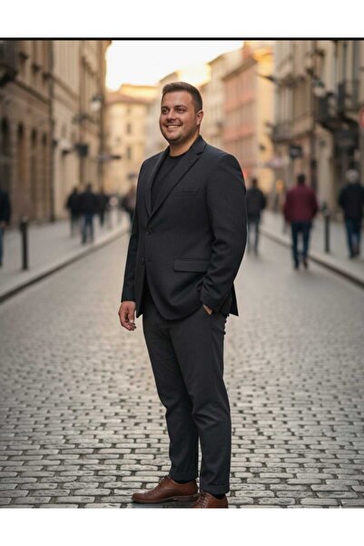 güncüoğlu 4 Drop Cashmere Fabric Double Slit Men's Classic Jacket