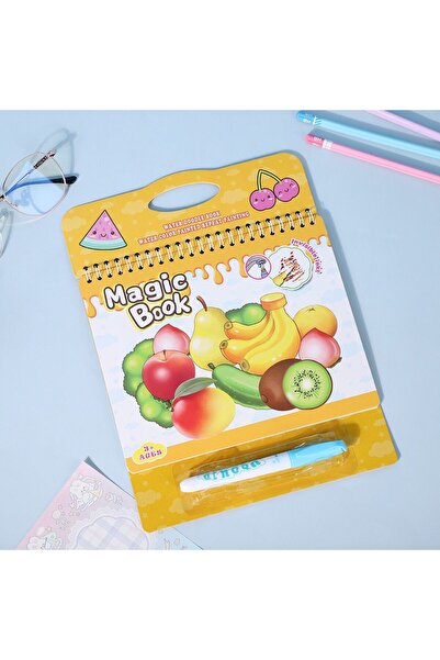 Meyveler Fruits Painting - Sihirli Özel Kalem Ile Boyama Kitabı Eğitici