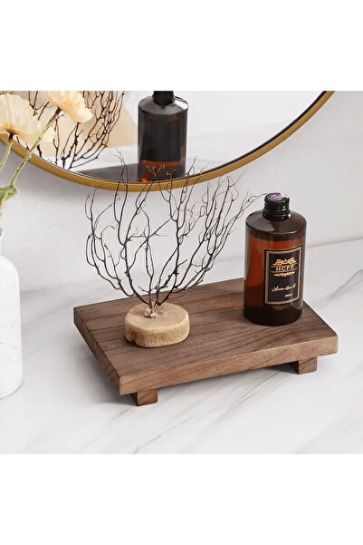 Genel Markalar Dekoratif Ahşap Stand Sunum Tahtası Mutfak Düzenleyici Sosluk ...