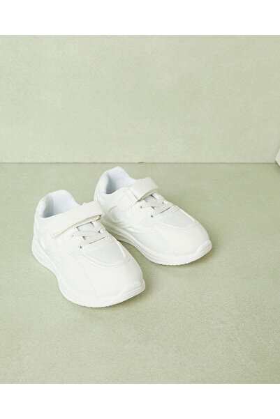 REDTAG Boys White Color Block Sneakers
