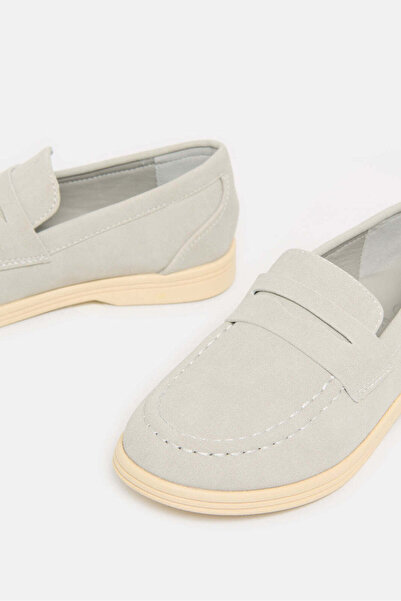 REDTAG Boys Grey Penny Loafer