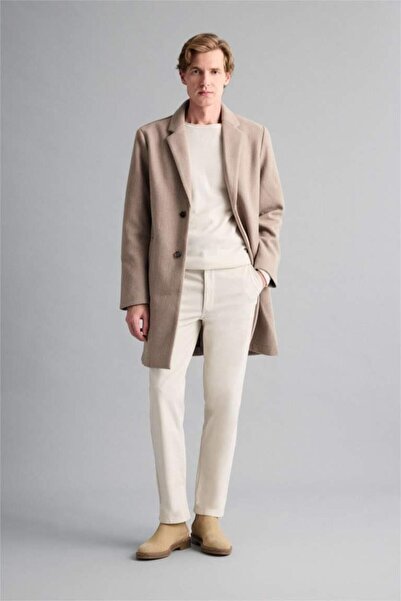 DeFacto Relax Fit Jacket Collar Buttoned Pocketed Winter Cashmere Parka (25 Au)