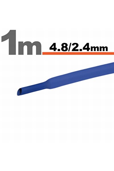 Alista Home 5 Metri Tub Termocontractibil Albastru • 4,8 / 2,4 mm