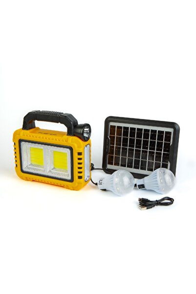 Alista Home Lampa multifunctionala de mana cu panou solar, USB-C, 6 moduri de iluminare, 8 LED-uri, 3600 mAh