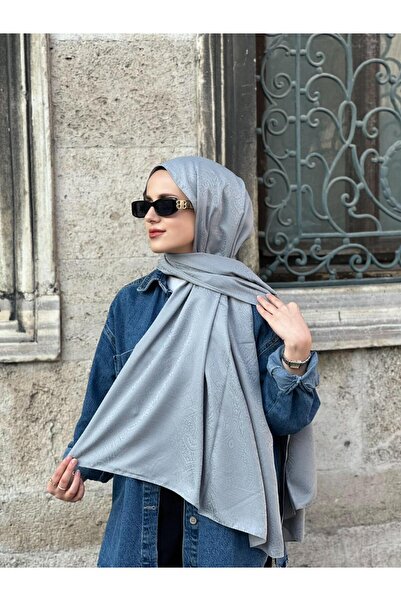 GRAZELLA Premium Pattern Silky Jacquard Shawl