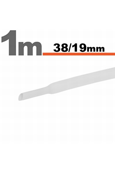 CED AUTO TRADE Tub termocontractibilAlb • 38 / 19 mm