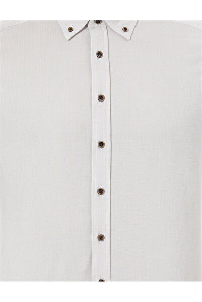 Pierre Cardin Beige Regular Fit Long Sleeve Shirt