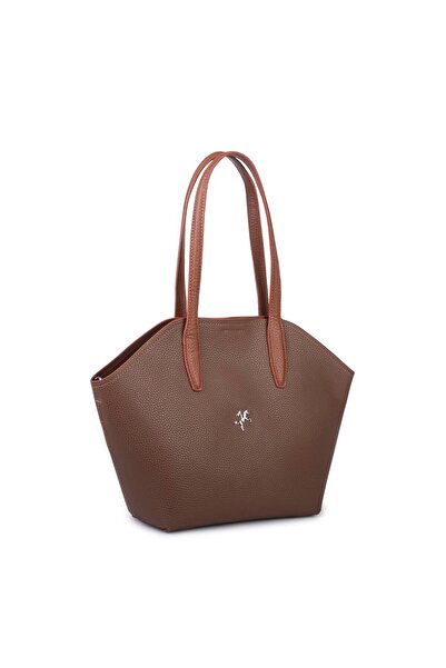 Nas Bag Women's Large Shoulder Bag Crossbody Mink Tan Lopez