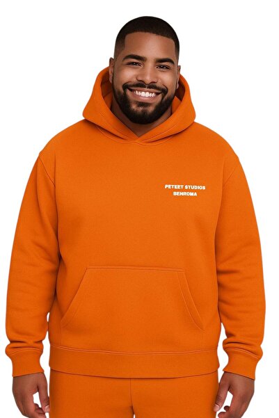 E-ROMA SWEATSHIRT UNISEX MĂRIME MARE IMPRIMAT PETEET STUDIOS