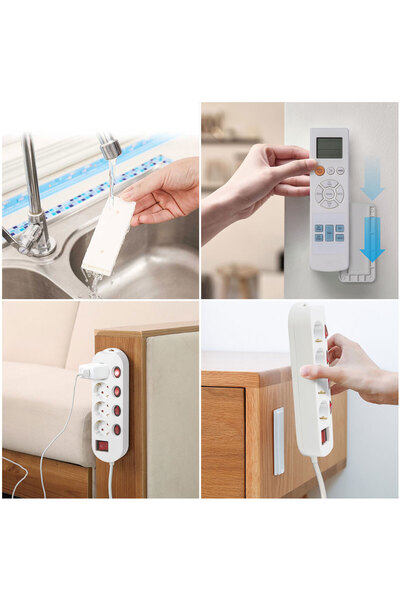 CED AUTO TRADE Self-adhesive wall mount - removable - 100 x 45 mm