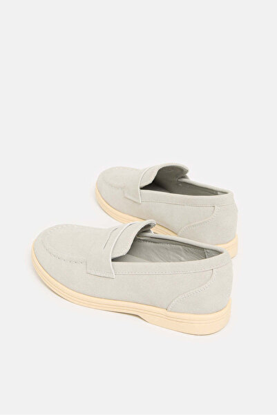 REDTAG Boys Grey Penny Loafer