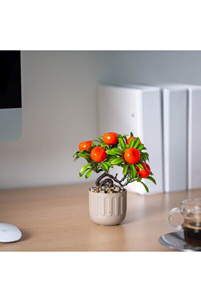 OEM Decor plante artificiale - fructe de sud - 18 x 18 cm - 3 tipuri