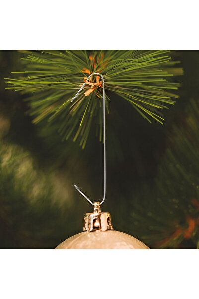 Alista Home Carlige pt. suspendarea bomboanelor si podoabelor de pom de Craciun - argintiu - 150 buc./pachet