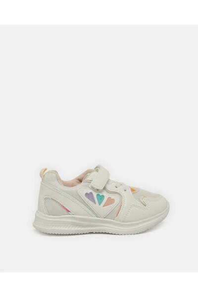 REDTAG Girls White Rubber Patch Trainer