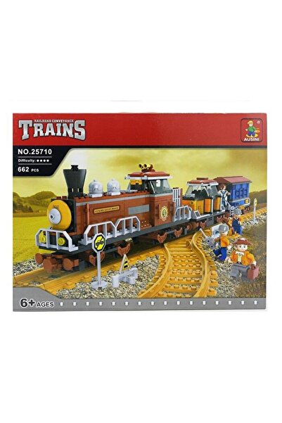 hak-iş oyuncak Trains Luxury Passenger Train 662 Pieces Building Block Set