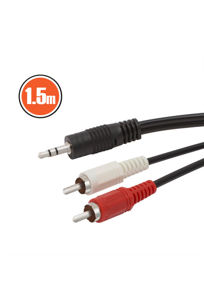 Alista Home Cablu RCA / JACKfisa 2 x RCA-fisa 3,5 st JACK1,5 m