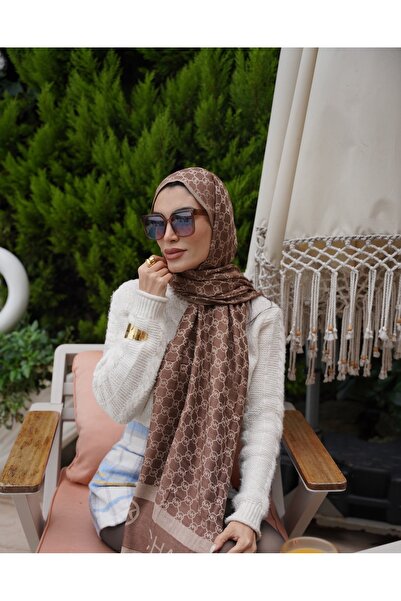 sem oyuncak Luxury Shawl Cotton Cashmere Silk Shawl 4 Seasons Mk Pattern Double-Sided 70 X 200 cm