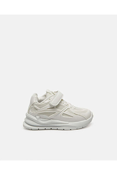 REDTAG Infant Boys White Velcro Trainer