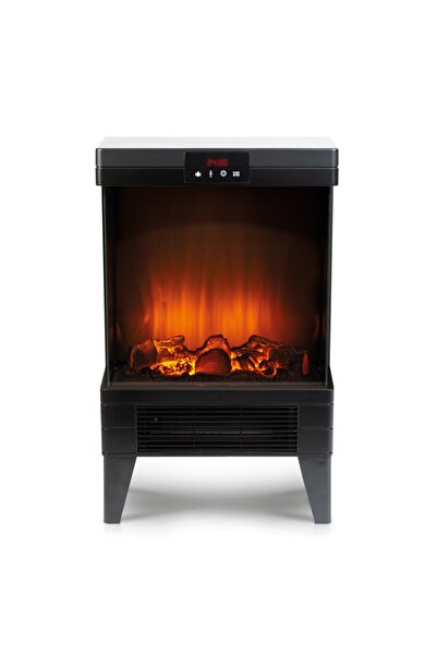 CED AUTO TRADE Electric fireplace - 1000/2000 W Bewello - radiant heater + LED - 37 x 22 x 56 cm