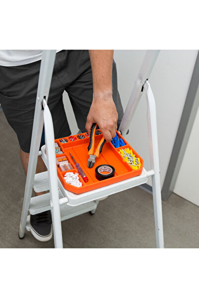 CED AUTO TRADE HANDY - Rubber tool tray, with compartments and ruler - 26 x 23.5 x 2.5 cm