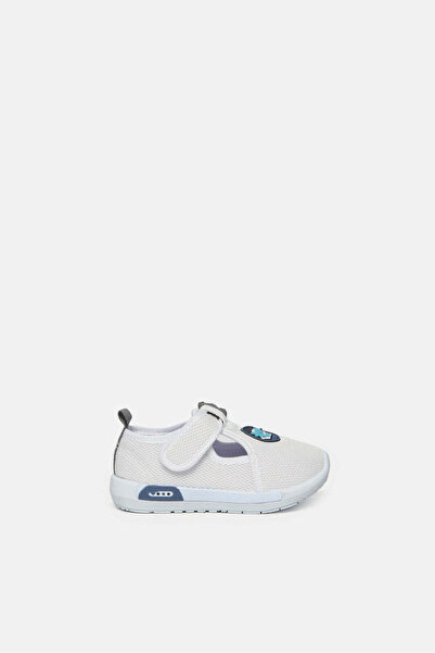 REDTAG Infant Boys White Velcro Sneakers