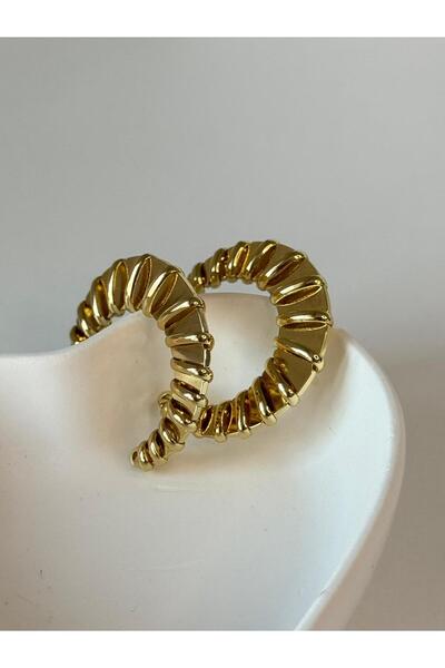 Bellariva Jewelry çelik istiridye halka model küpe