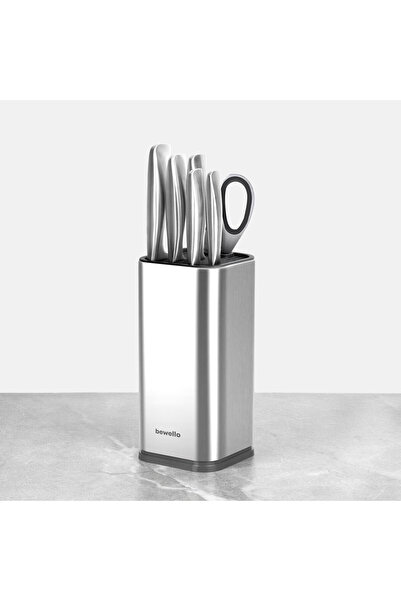 CED AUTO TRADE Knife set with stand - 7 pieces - stainless steel
