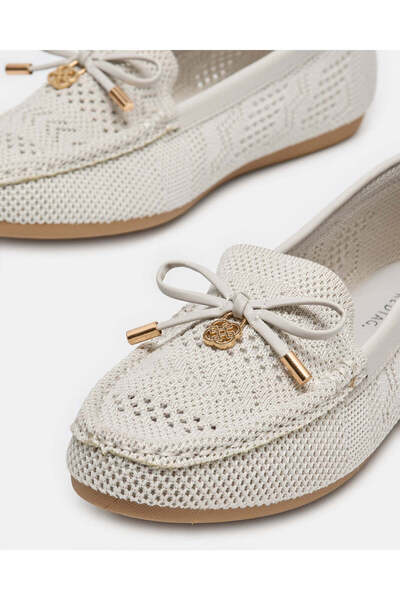 REDTAG Women Grey Mesh Moccasin