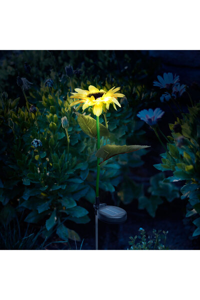 Alista Home Lampa solara floarea soarelui- 75 cm - 8 LED alb cald