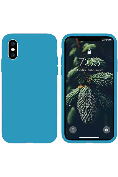 Casey Studios Husa Silicon iPhone XS Max, cu Microfibra, Slim, de Protectie, ...
