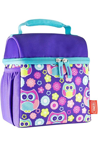 Thermos Insulated Reusable Lunch Bag N112301 – Purple Polyester Owl Print