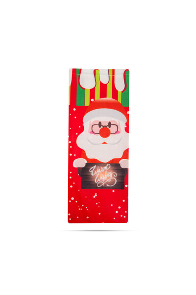 CED AUTO TRADE Bottle cover - Santa Claus pattern - polyester - 32 x 12.5 cm