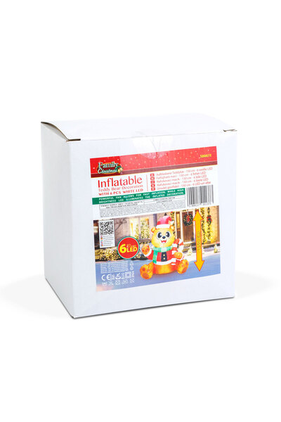 CED AUTO TRADE Inflatable teddy bear - 150 cm - IP44 - 6 LEDs - 100 - 240 V