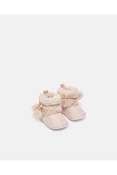 REDTAG Baby Beige Fur Textured Boot