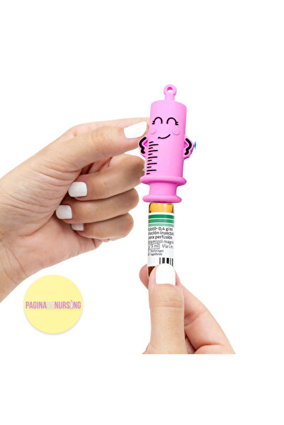 Pagina de Nursing Portable key ring vial opener Pink
