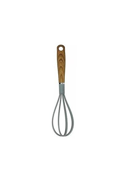 Tognana Stone & Wood Whisk, Grey with Wood-effect Handle, 31 cm