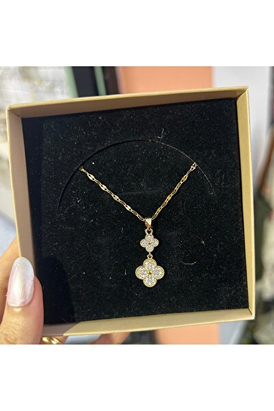 CLÊMENTINE Yonca Kolye | Çelik Xuping VIP Takı