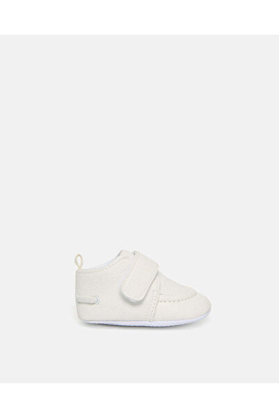 REDTAG Baby White Solid Pram Shoes