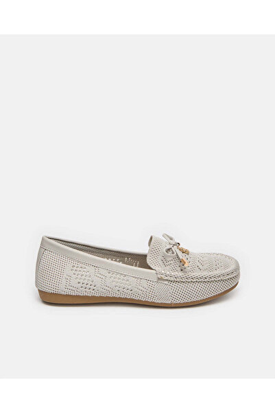 REDTAG Women Grey Mesh Moccasin
