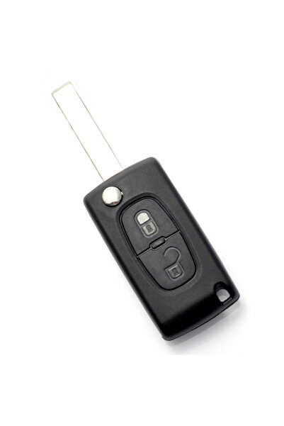 OEM Citroen / Peugeot 307 - Carcasa tip cheie briceag cu 2 butoane, lama VA2-...