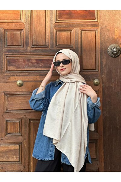 GRAZELLA Premium Pattern Silky Jacquard Shawl