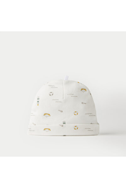 Juniors Printed Beanie Cap - Set of 2