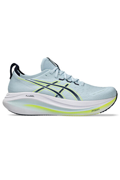 Asics GEL-NIMBUS 27 Erkek Mavi Sarı Koşu Ayakkabısı 1011C205-400